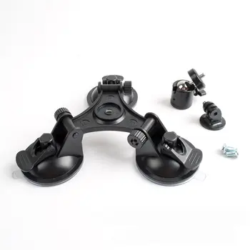 

For Goprohero Strong Suction SJ sports camera car triangle suction cup fixed bracket with Q29 three hole head