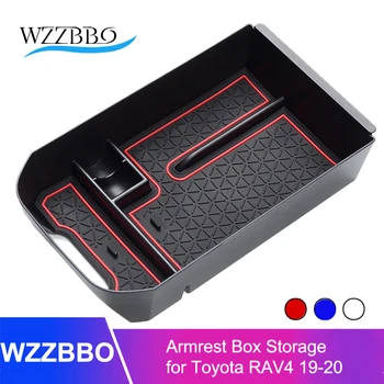 

WZZBBO Car Center Console Armrest Storage Box Organizer Tray for Toyota RAV4 2019 2020 Tray Holder Case Car Stowing Tidying