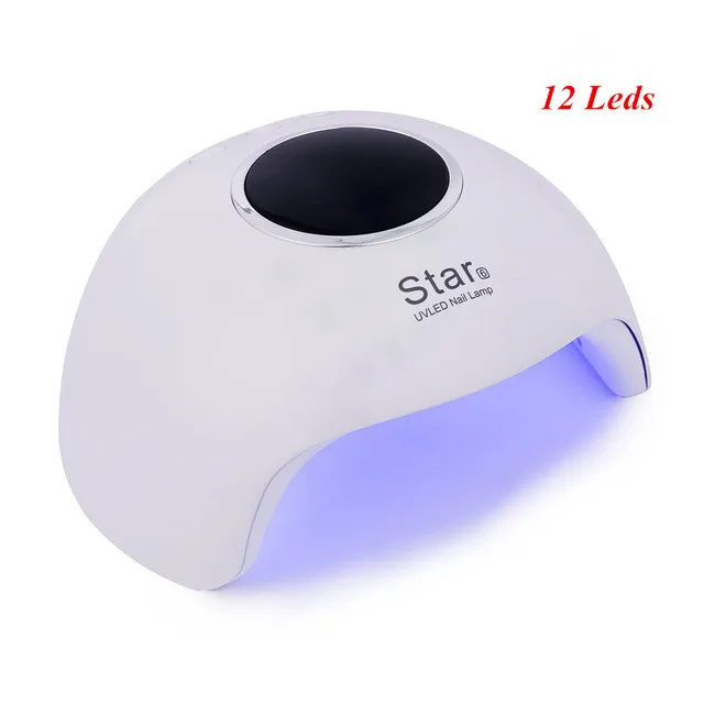 Star 6 White 30 Вт, 80 Вт Светодиодный УФ-лампы для ногтей сушилка светодиодный ногтей белый светильник ногти гели маникюр, машинка для маникюра с кнопка таймера USB разъем и нейл-арта - Цвет: Star 6 White