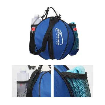 

Basketball Bag Football Volleyball Softball Sports Bag Holder Adjustable Shoulder Strap 2 Side Net Bag*
