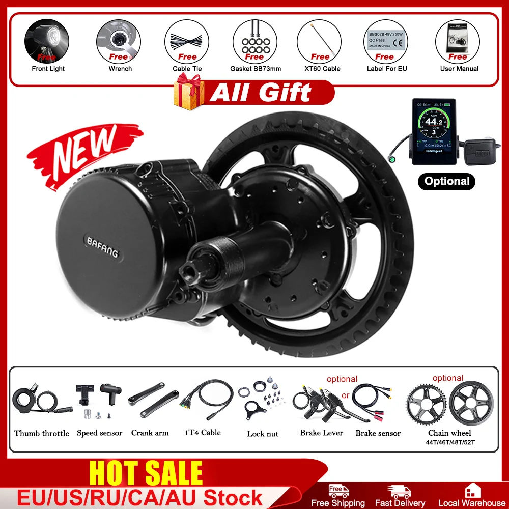 Бесщеточный боковая мотор 36V 350W Bafang 8Fun BBS BBS01 BBS01B середине приводной двигатель
