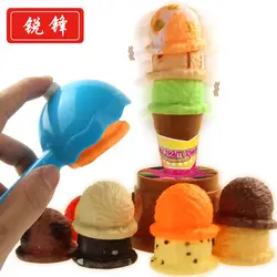 Детская развивающая игрушка для раннего возраста, мороженое, Дженга, модель игрового дома, мороженое в коробке