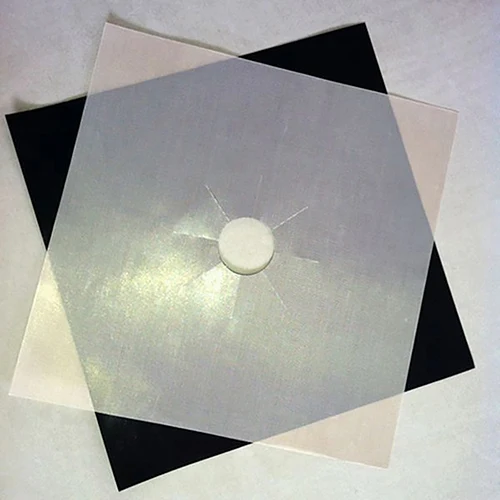 New 4 Pcs Removable Easy Clean Square Foil Gas Hob Liner Reusable Easy Clean Protection Pad Drop Shipping