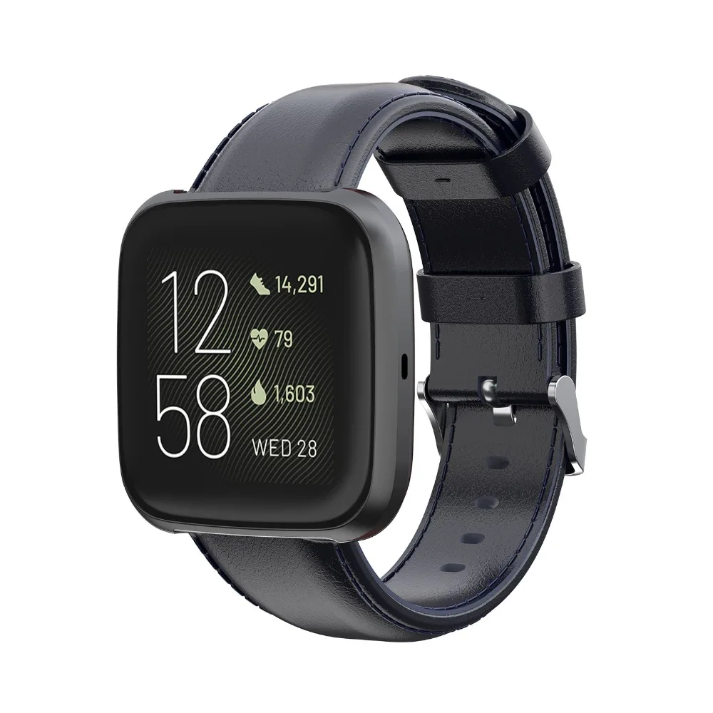 COMLYO для Fitbit versa lite Кожаный Браслет для Fitbit versa 2 ремешок замена ремешок для Fitbit versa ремешки для часов