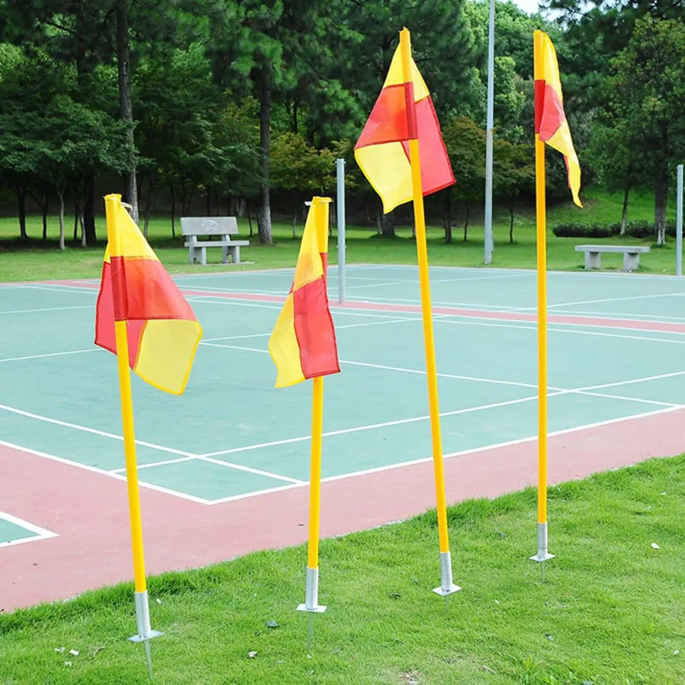 

Spring Stake Football Corner Flag Nail Insert to Stake Metal Spring Football Training Equipment