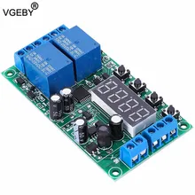YF-7 Dual Channel Relè di Ritardo Multifunzionale Impulso di Trigger Ciclo Timer DC 7-30V 0.01s Tempo di Ritardo-999m 5A Tempo Relè di Ritardo