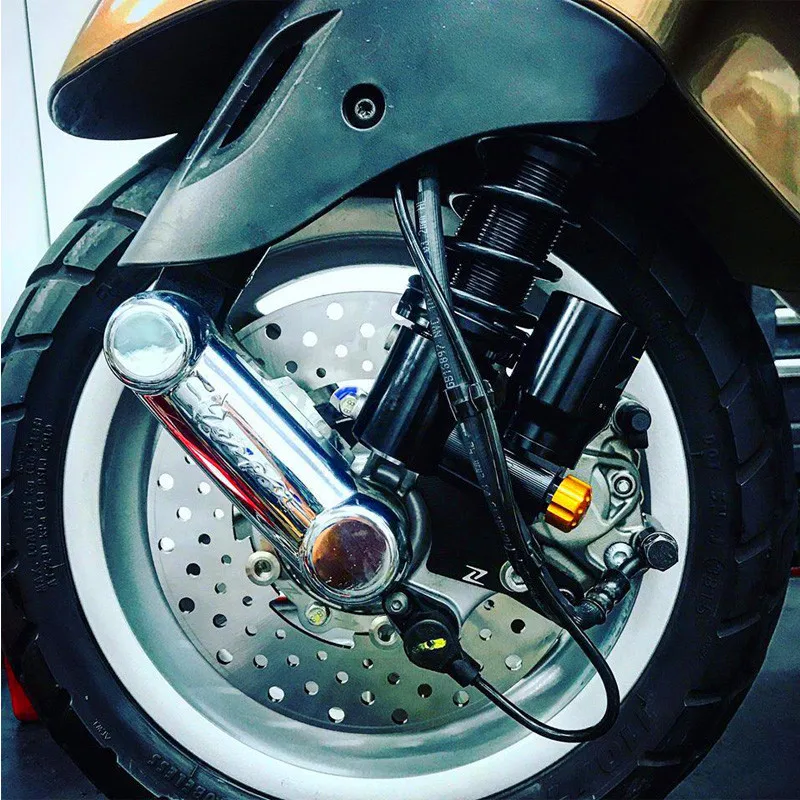 ZELIONI адаптер передний для BREMBO Тормозной суппорт для Vespa LX/LXV/S 50-150ccm Алюминиевый CNC Серебряный анодированный 84 мм тормозные суппорты