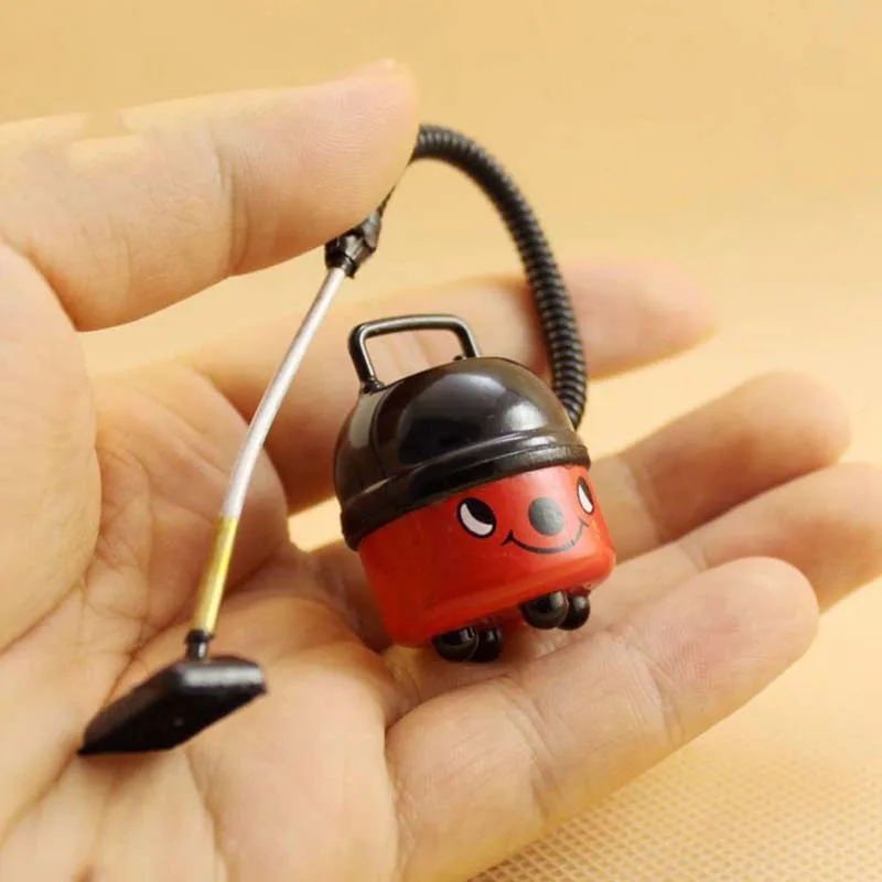 

1/12 Mini Cleaner Model Dollhouse Miniature Vacuum Cleaner Pretend Play Furniture Toys for Child Doll House Docor Acceessories
