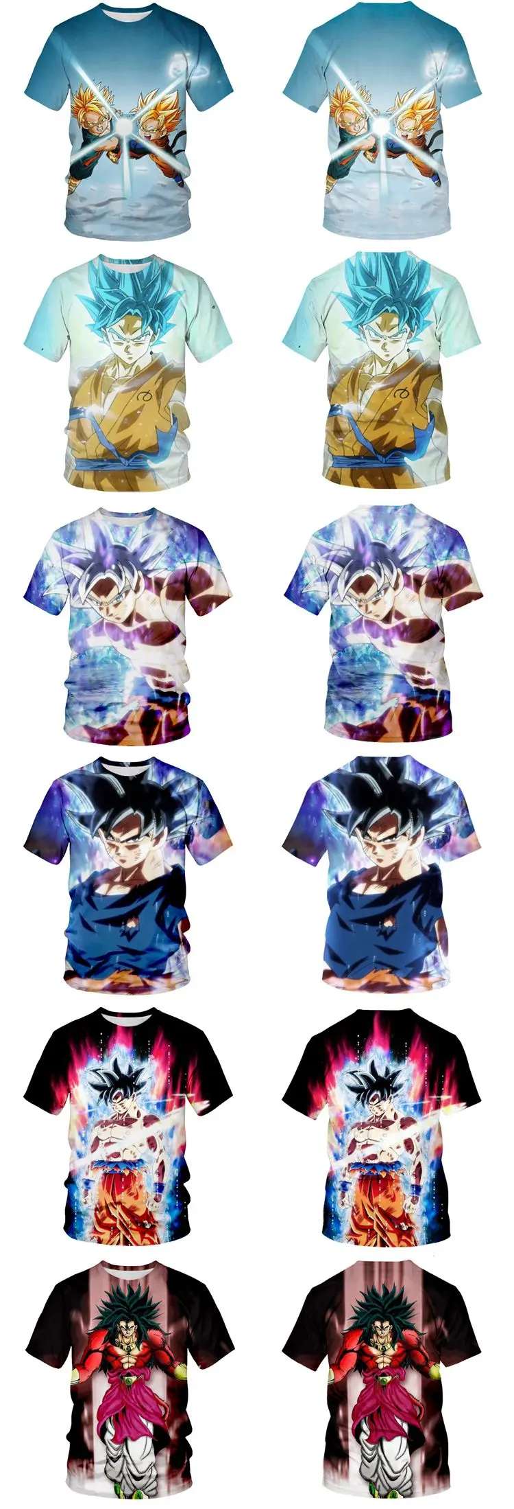 Модная брендовая мужская футболка с Драконий жемчуг, футболка для занятий в спортзале, крутая повседневная мужская футболка с аниме, camiseta masculina, 6xl