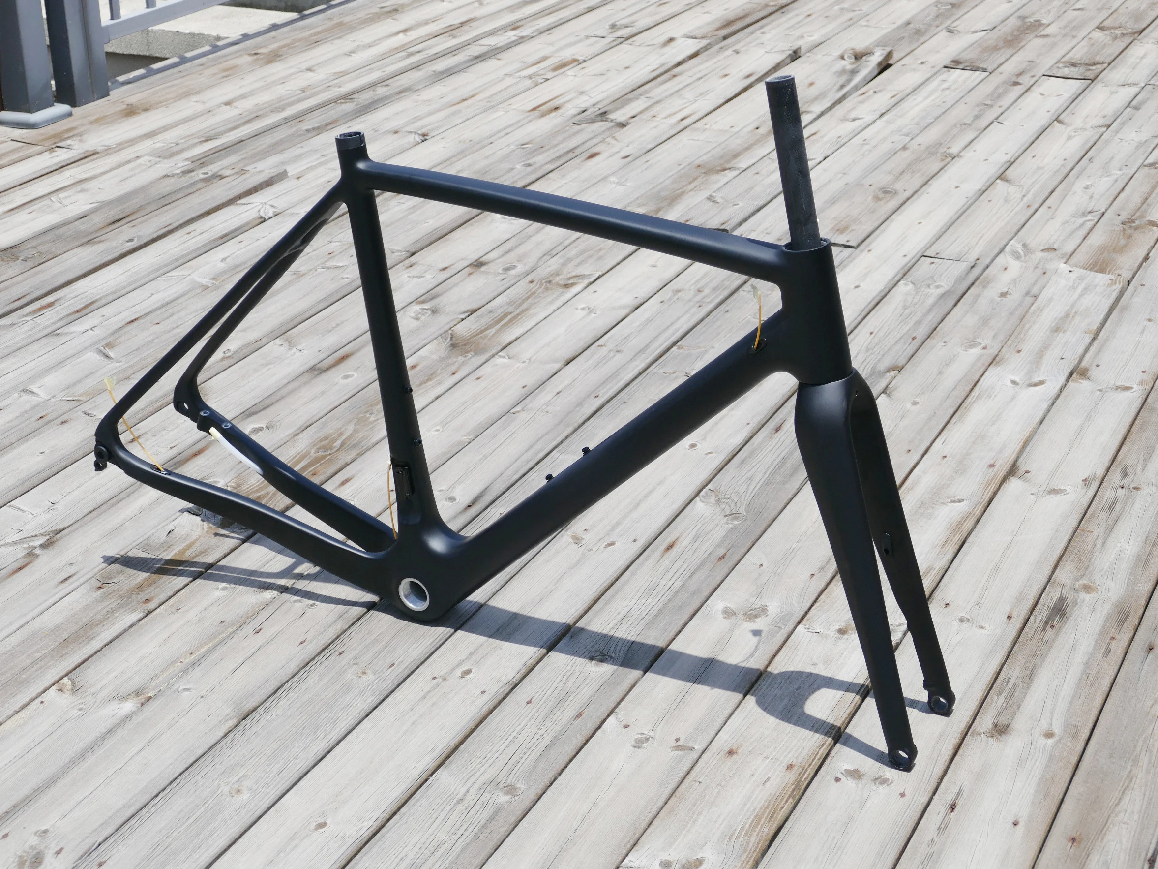 FR608 полностью углеродный UD Matt для велокросса шоссейный велосипед Cyclo Cross Frame Thru Axle