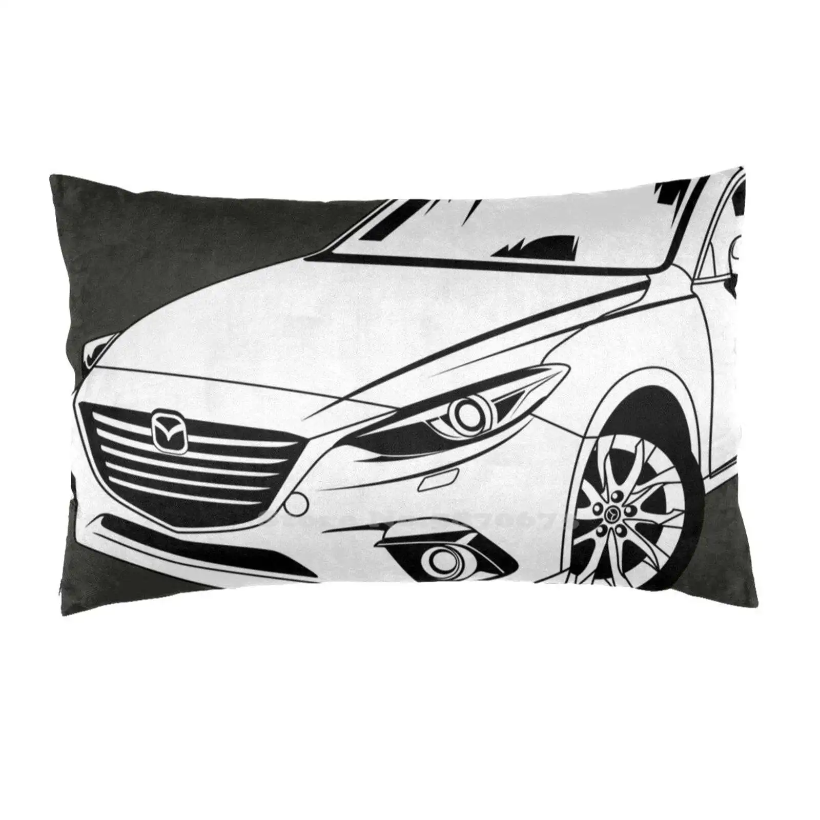 Mazda 3 Gen 3 Divano Personalizzato Auto Casa Federe Mazda 3 3 Mazda Mazdaspeed Mps Line Art Gen 1 Zoom Hot Hatch White Rally Gen