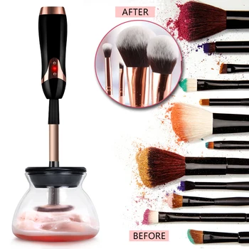 

USB Makeup Brush Cleaner & Dryer Set Automatic Make Up Brushes Cleaner Spinner Electric Rotating Makeup Brush Cleaning Machine