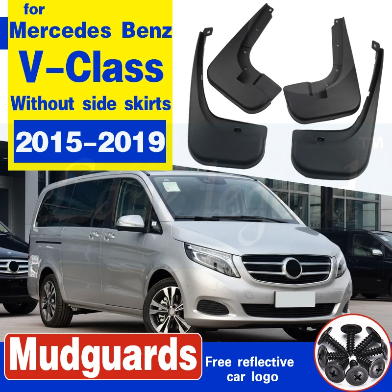 

Mudflap for Mercedes Benz V - Class Vito Viano 2015~2019 W447 Fender Mud Guard Splash Flap Mudguards Accessories 2016 2017 2018