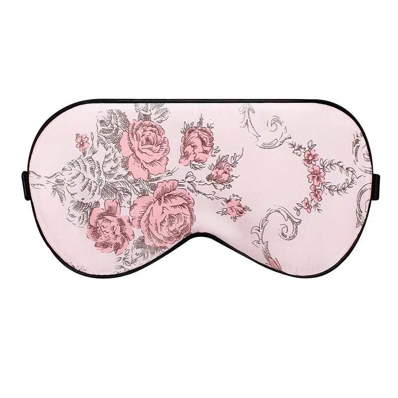 Sleep Mask 100% Natural Mulberry Silk Soft Blindfold Sleeping Eye Mask For Traveling Home Sleep Aid Health Eyeshade Eyes Cover