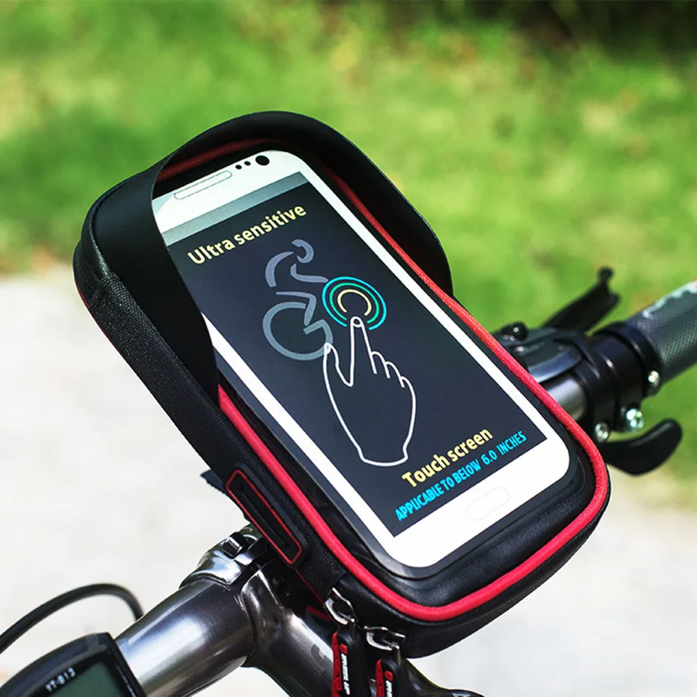 Водонепроницаемый портативный чехол для телефона с gps держателем на руль мотоцикла велосипеда