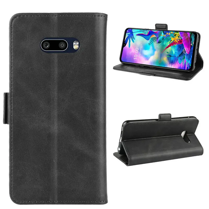 Для LG G8X ThinQ чехол-кошелек для LG G8X ThinQ для LG G8s ThinQ двойной откидной кожаный чехол для телефона Capa Etui Fundas>