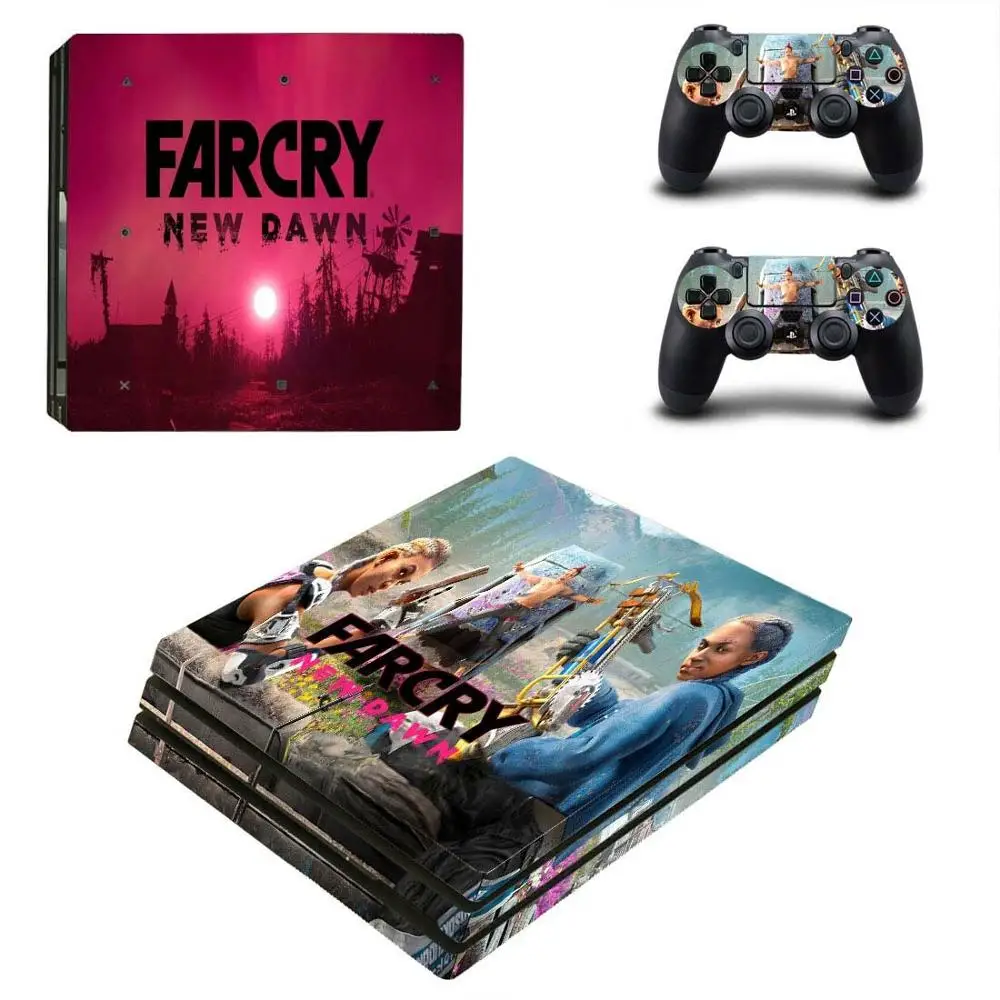 YSP4P-3317 Far Cry New Dawn PS4 Pro наклейка PS 4 Play station 4 Pro виниловая наклейка s для playstation 4 Pro консоль и контроллер - Цвет: YSP4P-3317