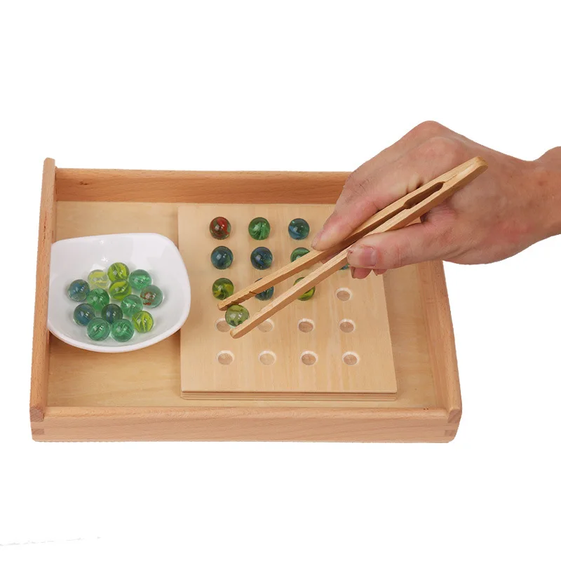

Montessori Beads Clip Bamboo Teaching Aids Clip Daily Life Clip Painted Egg Clip Wooden Toys China Continent