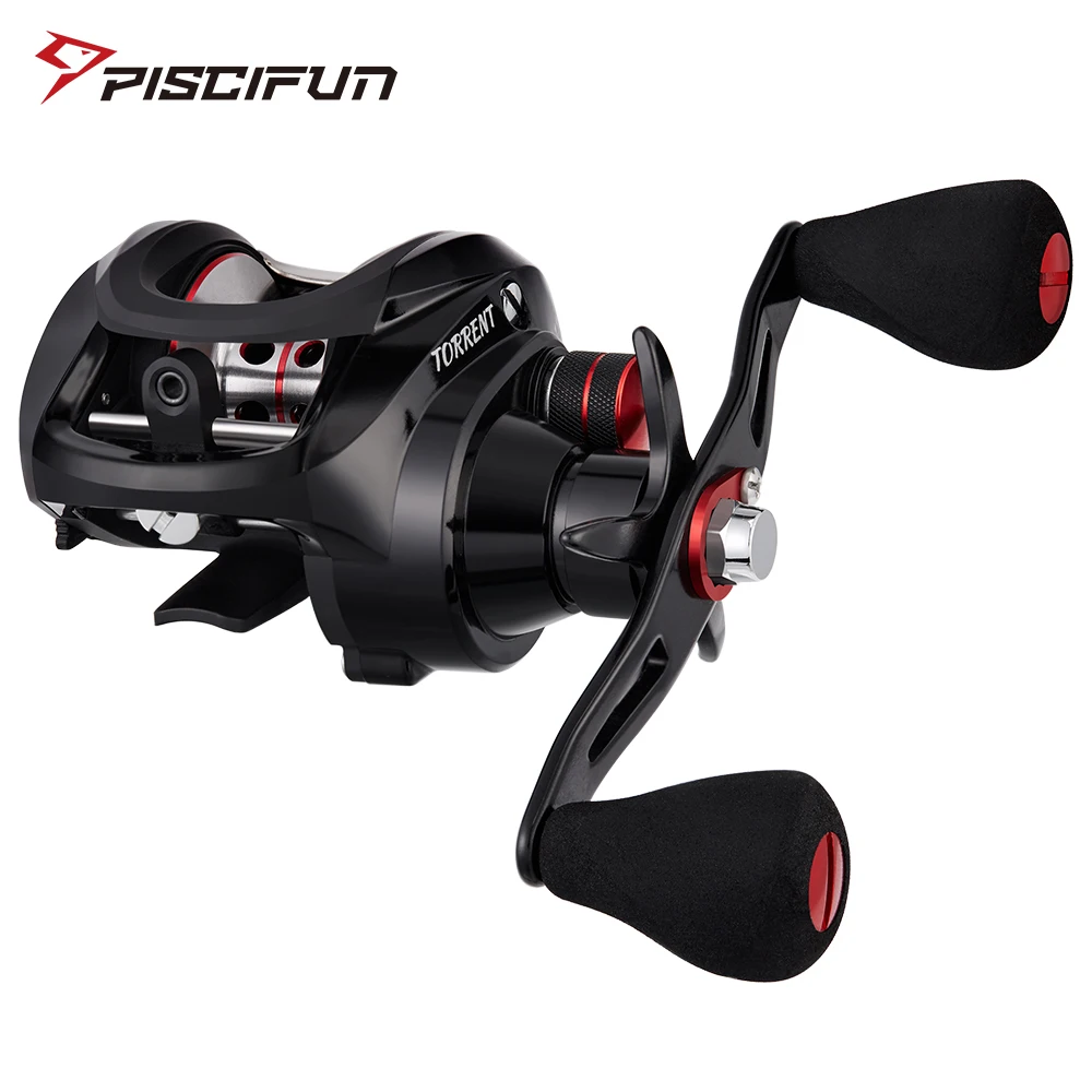 Najtaniej Piscifun Torrent Fishing Reel 8.1kg Carbon Drag 7.1 1 5.3 1 przełożenie hamulec magnetyczny słonowodne słodkowodne tyczki kołowrotek