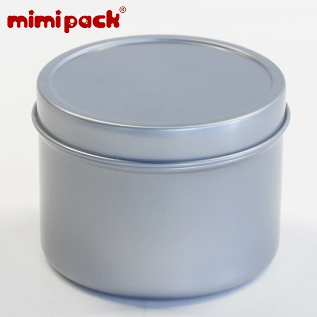 Mimipack набор из 24 маленький глубокая круглая консервная банка с твердым верхом крышкой, 6 цветов, канистры для Одежда для свадьбы, дня рождения - Цвет: Silver Grey
