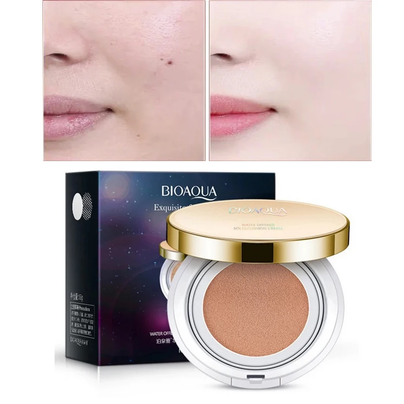 Bb Air Cushion Foundation Cc Cream Concealer Whitening Makeup Cosmetic Waterproof Brighten Face