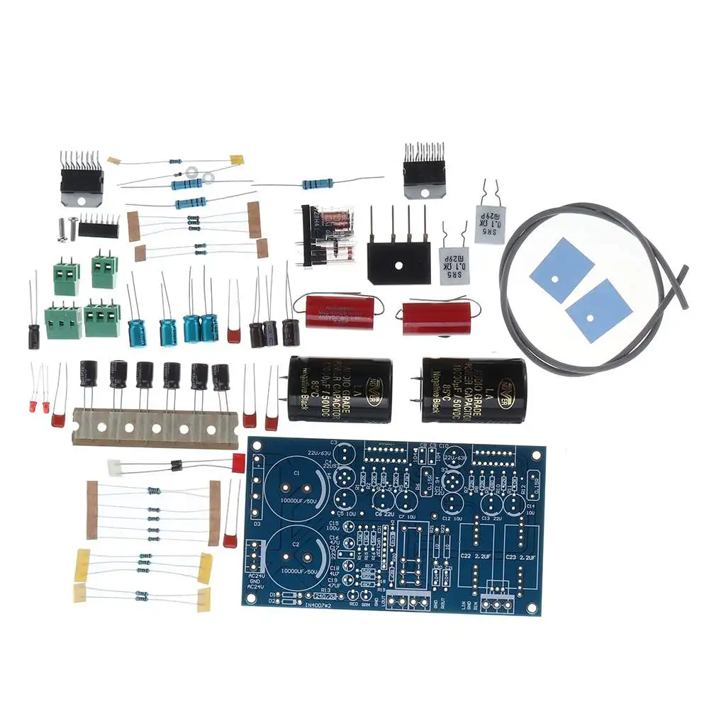 LEORY DIY DA7294 аудио усилитель доска комплект 70Wx2 двухканальный динамик защита Усилитель мощности доска Diy микрофон акустической системы