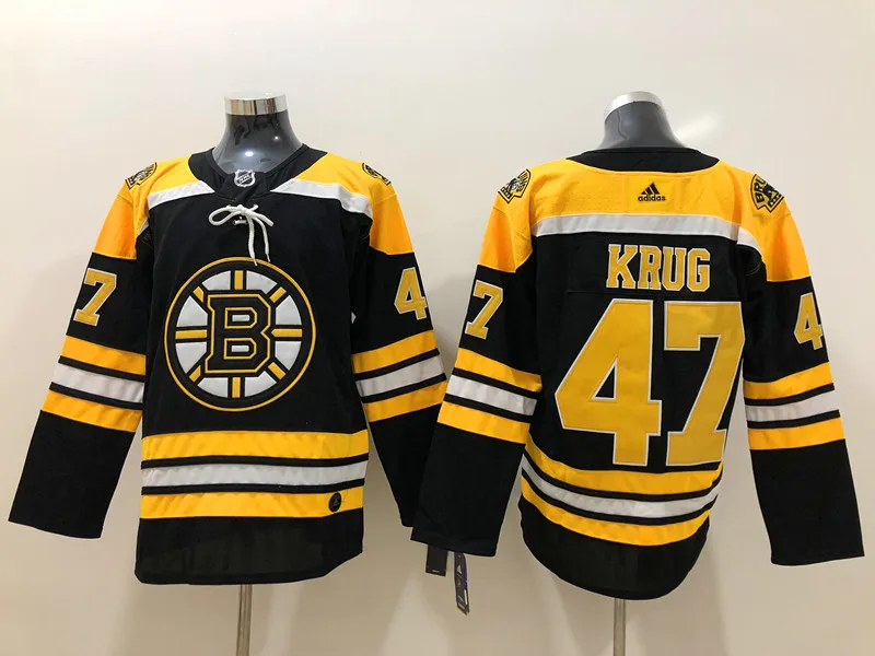 Сшитая Мужская одежда для взрослых#37 Patrice Bergeron 33 Zdeno Chara 4 Bobby Orr 47 Torey Krug Tuukka Rask Jersey - Цвет: For Men
