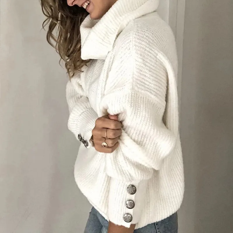 Brand New Vadim Women Pullover Knitted Turtleneck Sweater Ladies Spring Clothes Long Sleeve Casual Sweater Plus Size Roupa Mujer Brand New Vadim Women Pullover Knitted Turtleneck Sweater Ladies Spring Clothes Long Sleeve Casual Sweater Plus Size Roupa Mujer