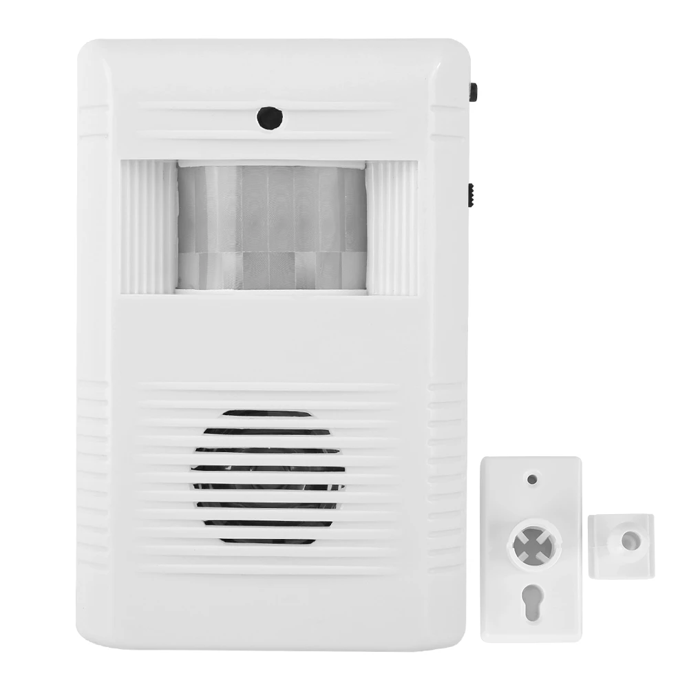 Auto IR Motion Independent Sensor Store Home Welcome Door Bell Entry Voice​​ Built In Speaker Adjustable 16 Music | Безопасность и