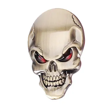 

Automotive Metal Skull Car Body Paste Personality Labeling Three-Dimensional Rear Sticker Decorative Paste Modification