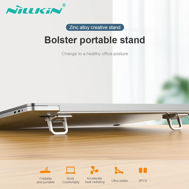 Laptop-Stand Notebook Under-17-Stand-Holder iPad Asus NILLKIN Aluminum Portable Travel