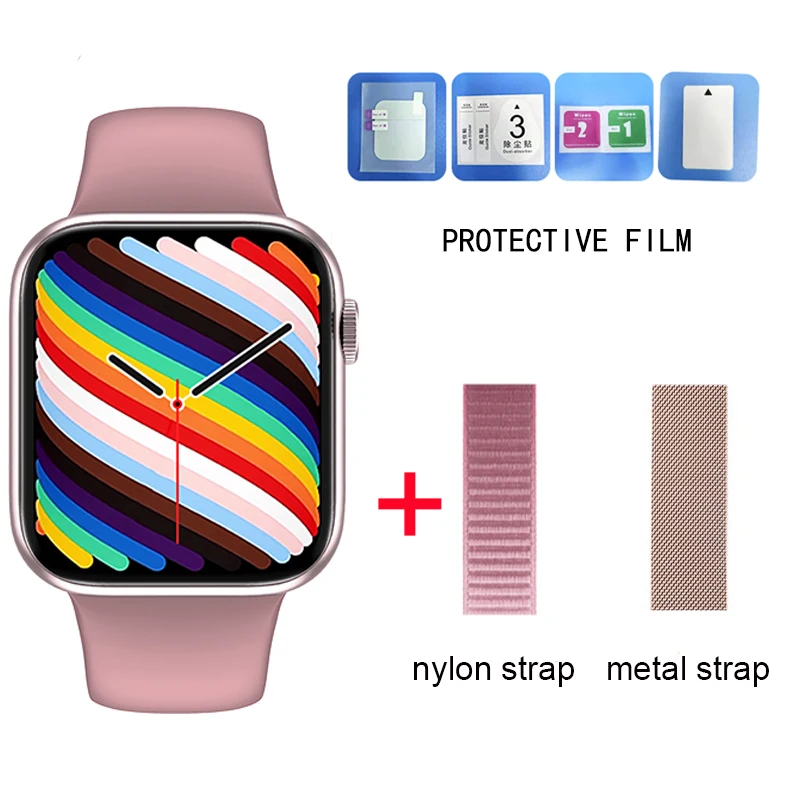 Smart Watch HW56 plus Wireless Charging Heart Rate Monitor Make Call Women Men Smartwatch Running Band pk iwo 13 W46 HW22 HW57 