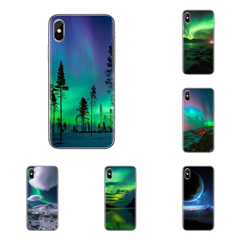 Аврора Северное сияние для huawei G7 G8 P7 P8 P9 Lite Honor 4C 5X 5C 6X Коврики 7 8 9 Y3 Y5 Y6 II 2 Pro 2017