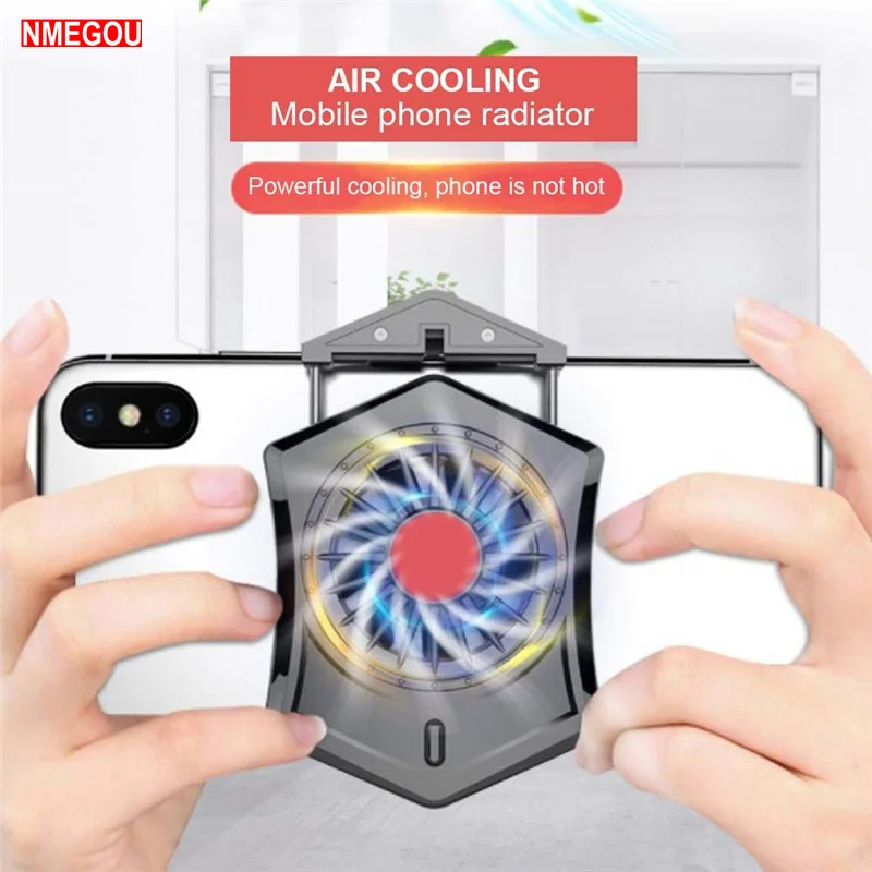 

Portable Mobile Phone Cooler Fan Holder Cooling Pad for IPhone Samsung Smartphone Game Pubg Gaming Gamepad Glaciere Isotherme