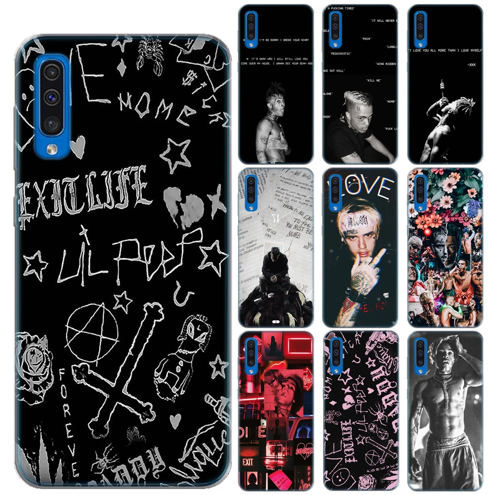Мягкий ТПУ чехол Xxxtentacion Lil Peep для Samsung Galaxy A6 A8 Plus A7 2018 A10 A20 A30 A40 A50 A60 A70 A80 A90 A50S A30S |