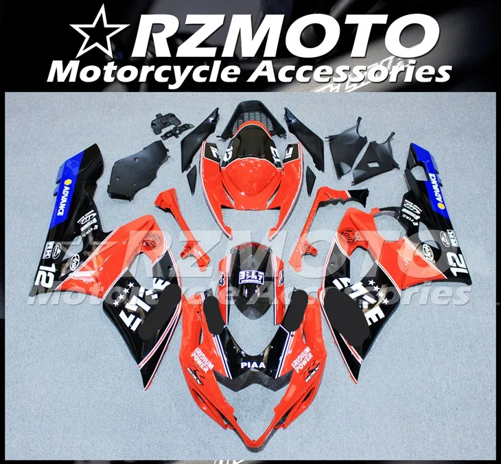 ABS мотоцикл обтекатель комплект для SUZUKI GSXR1000 K5 2005-06 год кузов литья под давлением Магазин № 1059