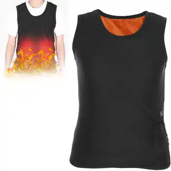 

Electric Heated Vest USB Rechargeable Thermal Cloth Temperature Control Heating Waistcoat Intelligent Unisex Warm Keeping Vests