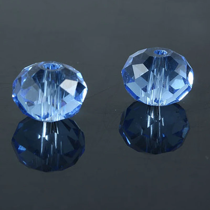 100 шт 8 мм Австрийские хрустальные бусины Rondelle свободные граненые стеклянные