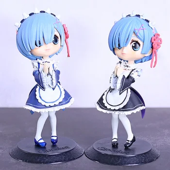 

Re:Zero Starting Life in Another World Figure Qposket Rem Maidservant Ver. Anime Action Figure PVC Collection Toy