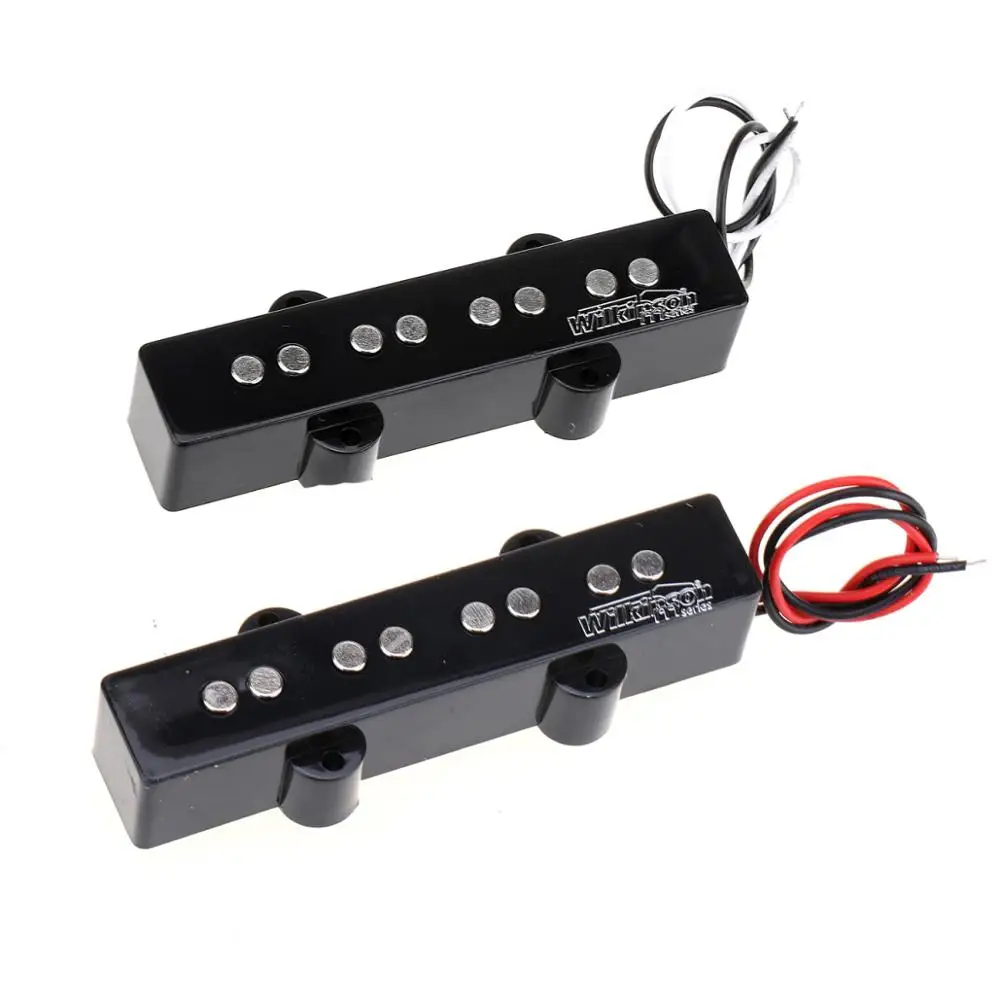 Wilkinson Variable Gauss Ceramic Traditional Jazz Bass Pickups Set for