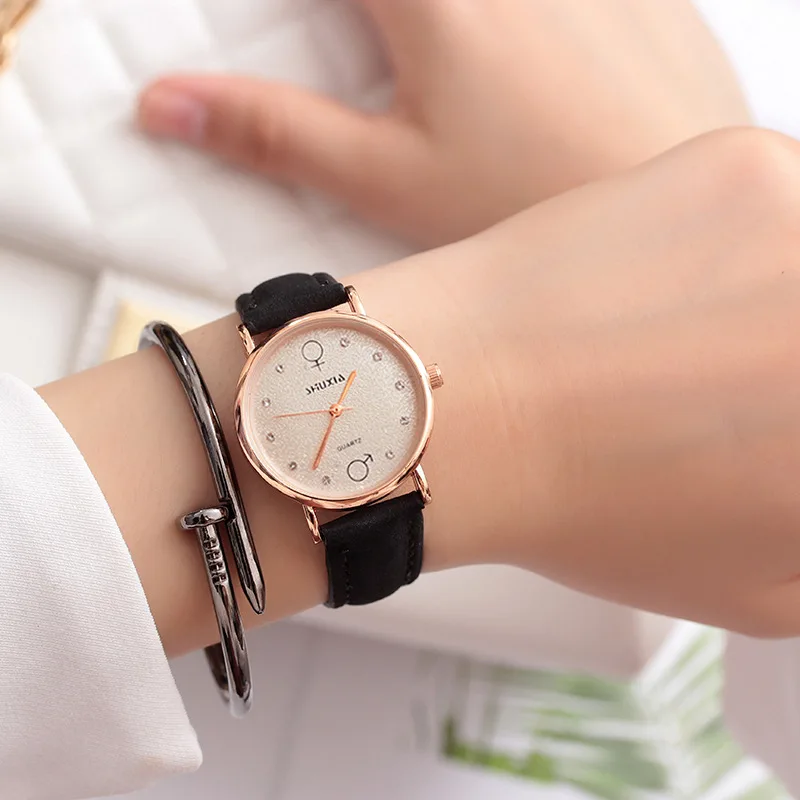 

Fashion contracted waterproof character leisure atmosphere lovely fruit color female students watch
