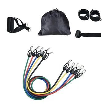 

11PCS Pull Rope Fitness Exercises Resistance Bands Latex Tubes Pedal Excerciser Body Training Workout Yoga HX02