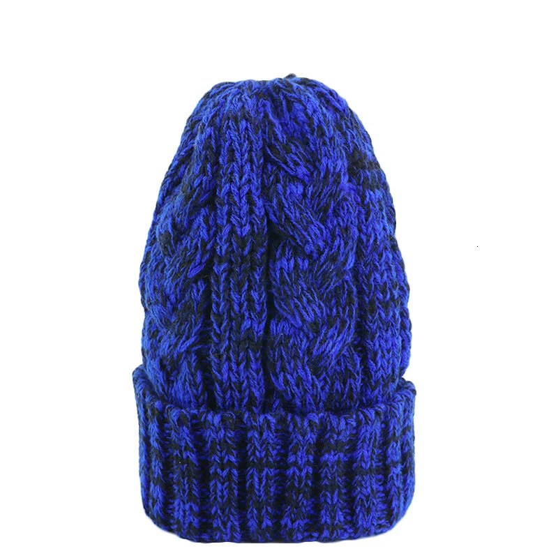 Модная одноцветная Шапка-бини для леди, женская шапка Skullies, новинка, зимние теплые вязаные шапки для улицы, повседневная спортивная женская шапка