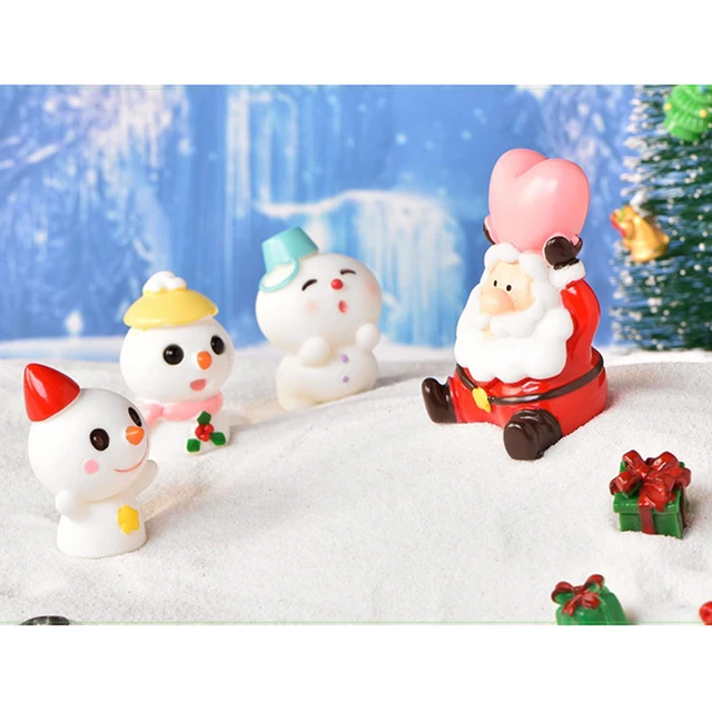 Pack of 6 Christmas Erasers for Kids Xmas Tree Santa Snowman 