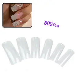 HTHL-500 шт половинные накладные декоративные ногти живопись ногтей советы
