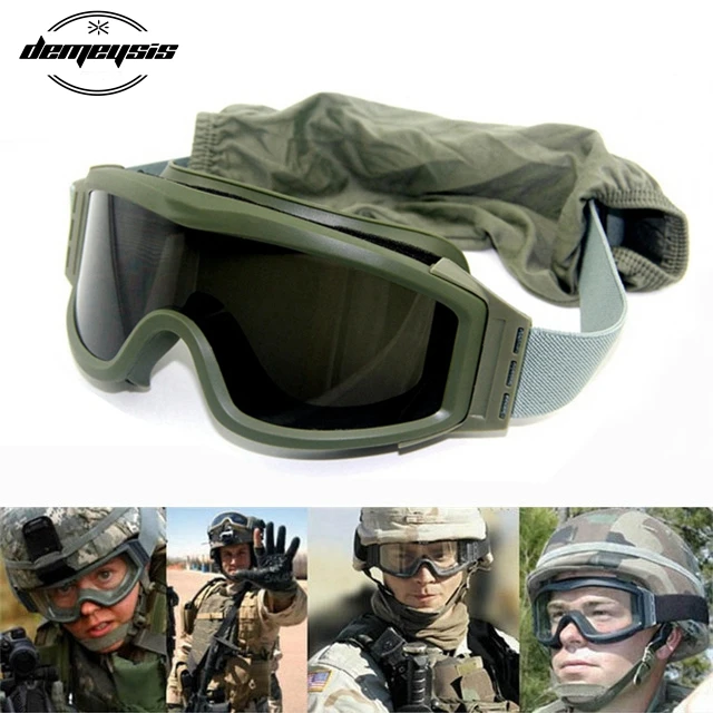 

Airsoft UV400 Goggles Windproof Tactical 3 Lens Army Goggle Camping Cycling Hiking Shooting Outdoor Sports Eyewear