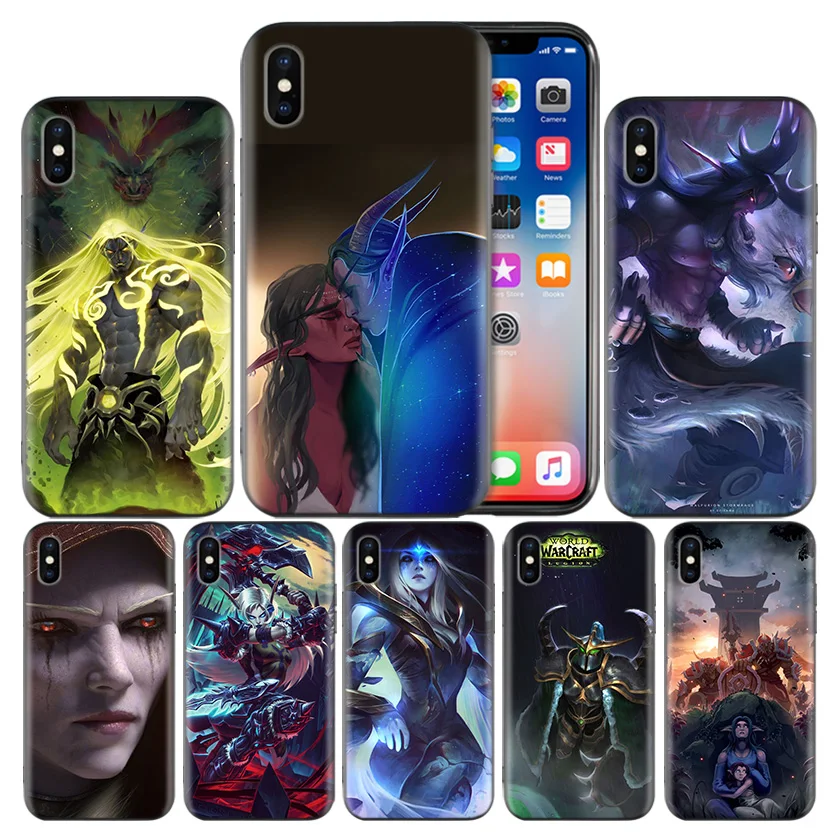 

Worlds of Warcrafts Soft TPU Cover Case For Apple iPhone 7 8 6 6S Plus X XS MAX XR 5 5S 5C SE 10 Ten 11 Pro Max Capa Funda