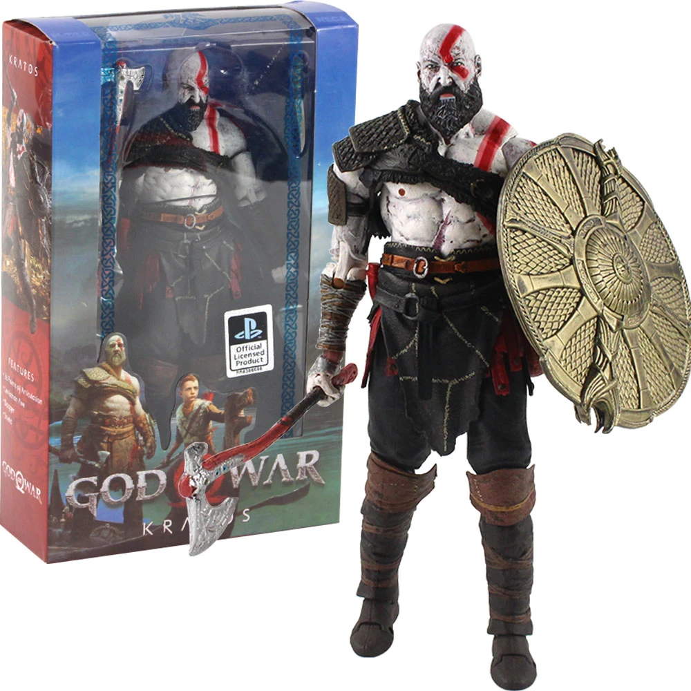 Inseguro Día del Niño Agotar NECA figuras de acción de Kratos God of War 4, nueva figura de PVC, modelo  coleccionable, juguete, regalos para niños|Figuras de acción| - AliExpress