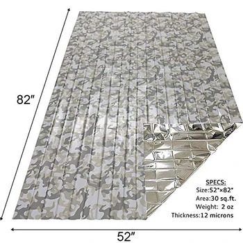 

Waterproof Lightweight Outdoor Emergency Sleeping Bag Survival Rescue Thermal First Aid Blanket Camping Foil Rescue Blanket New