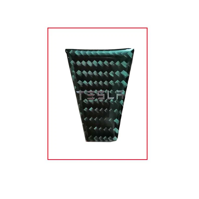 特斯拉方向盘下贴碳纤8